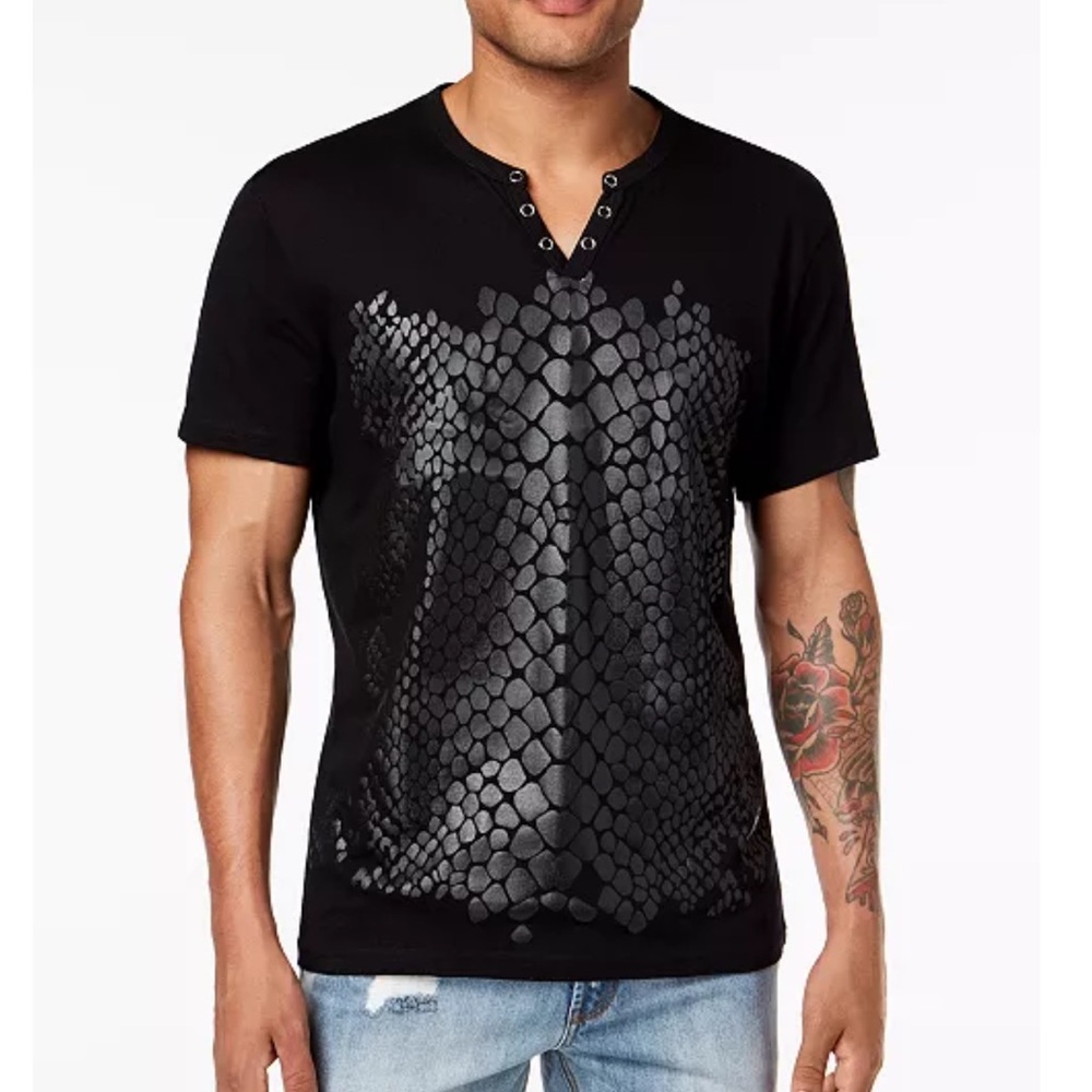 INC Men's Crocodile T-Shirt NWOT